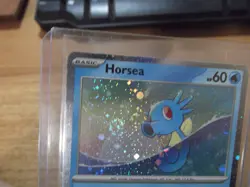 Horsea SVP 137 DOUBLE Swirl Holo Promo Black Star Pokemon Card 2024 PF - Image 2