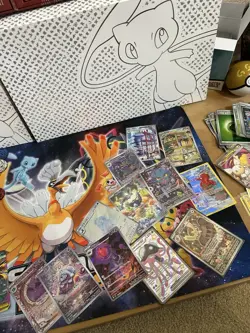 Pokemon TCG Lot Cards Coins Mats Binder And More - Image 3