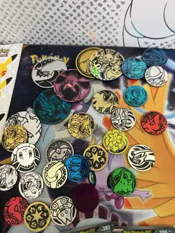 Pokemon TCG Lot Cards Coins Mats Binder And More - Image 5