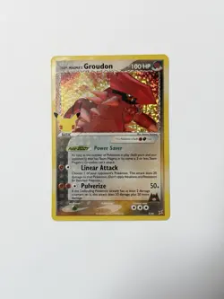 Pokemon TCG Team Magma's Groudon Holo Card 9/95 Celebrations Classic Collection - Image 1