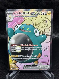 Pokemon Iono's Bellibolt ex SVP194 Scarlet & Violet Black Star Promo - Image 1