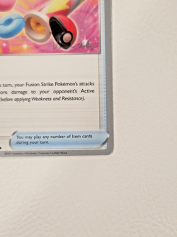 Pokemon Power Tablet 236/264 2023 World Championships Variant Fusion Strike Near - Image 5