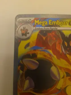 Mega Emboar ex Ascended Heroes 273/217 Special Illustration Rare Pokemon TCG NM - Image 2