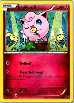 Jigglypuff XY 87/146 Common Moderately Played - Mid Era Pokemon Card - Image 1