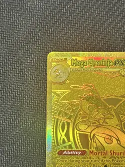 Mega Greninja EX 122/086 XY BREAKpoint Full Art Holo Stage 2 HP 350 ENG 2016 - Image 2