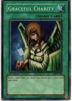 Graceful Charity SDP-040 Starter Deck: Pegasus 1st Edition LP-MP Super Rare - Image 1