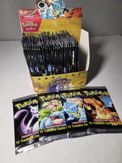 One Pokemon TCG Base Set Booster Pack Charizard English kids toy not official - Image 1