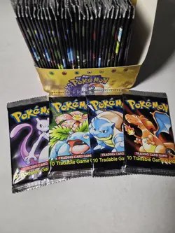One Pokemon TCG Base Set Booster Pack Charizard English kids toy not official - Image 2