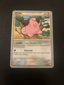 Pokemon Cleffa 17/123 2011 World Championships David Cohen LP - Image 1