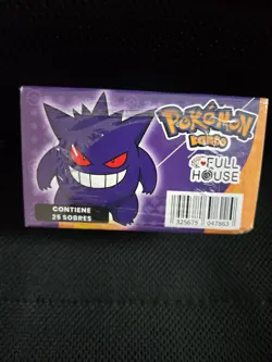 Full House Pokemon Kanto Gengar Booster Box Sealed 25 Packs Spanish - Image 3