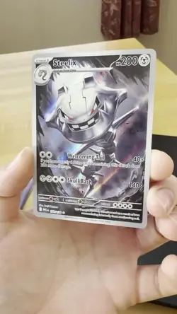 Steelix Pokemon Mega Evolution 150/132 Illustration Rare Full Art NM Matsuno - Image 2