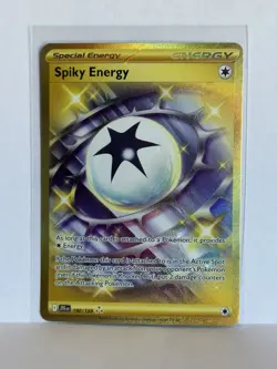 Pokemon TCG 1x Spike Energy - Gold Full Art - Journey Together 190/159 NM - Image 1