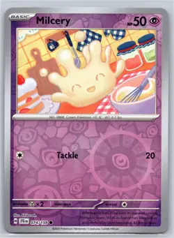 Milcery 074/159 C Journey Together Reverse Holo NM Pokemon - Image 1