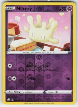 Milcery 086 Reverse Holo 192 C Rebel Clash Pokemon Lightly Played - Image 1