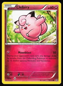 Clefairy 70 111 C Furious Fists Pokemon Lightly Played - Image 1