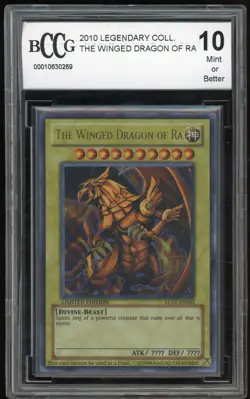 The Winged Dragon of Ra 2010 HOLO Yu-GI-Oh Legendary Collection BCCG 10 - Image 1