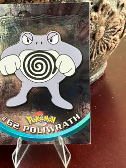 Poliwrath - Foil - #62 Topps TV - Pokemon TCG - 1999 - Image 3