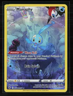 Pokemon 2023 Crown Zenith Manaphy #GG06/GG70 - Image 1