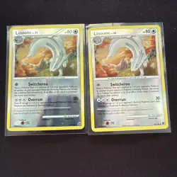 Linoone 43/106 Great Encounters Reverse Holo x2 - 2008 Pokemon PKMN TCG - LP/NM - Image 1