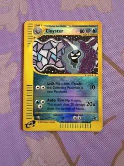 Pokemon Cloyster Reverse Holo Rare Expedition Base Set 42/165 Hp - Image 1