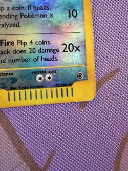 Pokemon Cloyster Reverse Holo Rare Expedition Base Set 42/165 Hp - Image 4