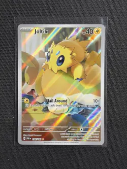 Pokemon TCG Joltik Paradox Rift Holo Card 196/182 Illustration Rare, Near Mint - Image 1