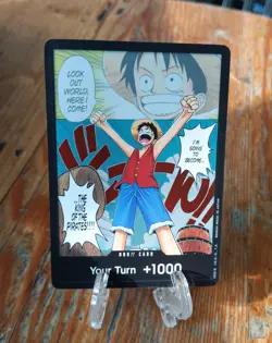 Luffy Don!! Your Turn +1000 Romance Dawn One Piece Card NM ENGLISH DON FRESH 🔥 - Image 1