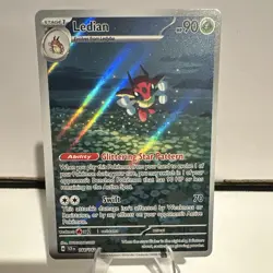 Ledian 144/142 SV07: Stellar Crown Illustration Rare Holo EN 2024 - Image 1
