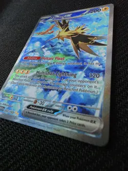 Pomemon Zapdos ex 202/165 SV: Scarlet & Violet 151 SIR Holo ENG - Image 2