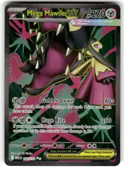 Pokemon TCG ME01: Mega Evolution #162/132 Mega Mawile ex NM - Image 1