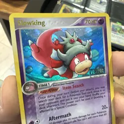 Pokemon TCG Slowking 14/115 Unseen Forces Reverse Holo Rare English 2005 DMGD - Image 2
