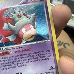 Pokemon TCG Slowking 14/115 Unseen Forces Reverse Holo Rare English 2005 DMGD - Image 3