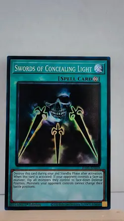Swords of Concealing Light 1st Edition [NM] - Yu-Gi-Oh! RA05 [Super Rare] - Image 1