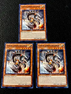 Cyber Jormungardr (X3) ALIN-EN026 Yugioh 1st Edition - Image 1
