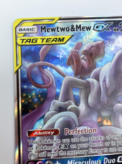 Pokemon TCG Mewtwo and Mew GX Sun & Moon Holo Promo Card #SM191 NM - Image 2