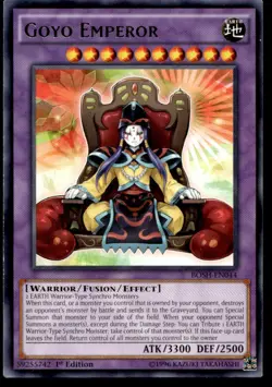 Goyo Emperor Breakers of Shadow BOSH-EN044 MP YuGiOh TCG | Buy 3 Get 5 Free - Image 1