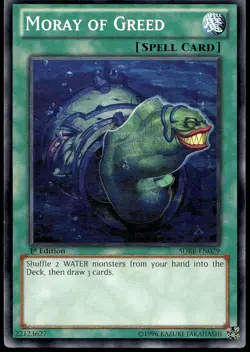 Moray of Greed - SDRE-EN029 - 1st Edition - YuGiOh - Image 1