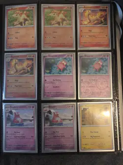 Pokemon TCG Scarlet & Violet 151 9-Card Lot Holo/Reverse Holo Mewtwo - Image 5