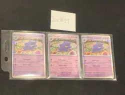 Pokemon TCG 151 Gengar 094/165 - 2 holo/1 reverse holo English Card Lot x3 - Image 3