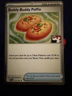 Buddy-Buddy Poffin 144/162 Cosmos Holo Play! Stamp - Pokemon Prize Pack Series 5 - Image 1