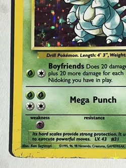 Nidoqueen 7/64 Jungle Set Rare Holo Vintage Pokemon TCG Card HP - Image 5