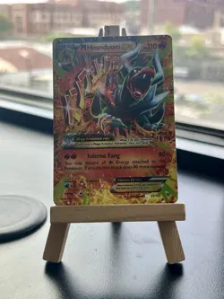 Pokemon Card - MEGA M Houndoom EX - #22/162 - Breakthrough - Holo - MP - Image 1