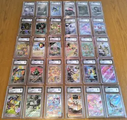 ✨HUGE Lot of 30 CGC Graded Pokemon Cards Japanese Art RARE Slab Collection! W@W✨ - Image 1