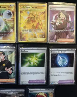 Pokemon Trainer Lot 14 Cards Full Art Gold Secret ACE SPEC Holo Rare Mixed Sets - Image 4