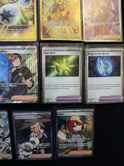 Pokemon Trainer Lot 14 Cards Full Art Gold Secret ACE SPEC Holo Rare Mixed Sets - Image 5