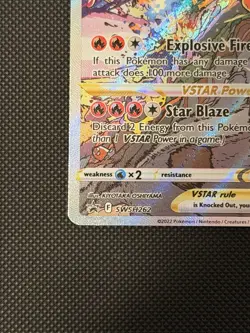 Charizard VSTAR SWSH262 Black Star Promo Alternative Art Pokemon Card Mint - Image 3
