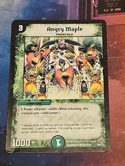 Duel Masters Trading Card Game - Angry Maple #M5/Y1 - Image 1