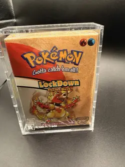 Pokemon Lockdown FACTORY SEALED Trading Cards Theme Deck Base Set 1999 WOTC - Image 1