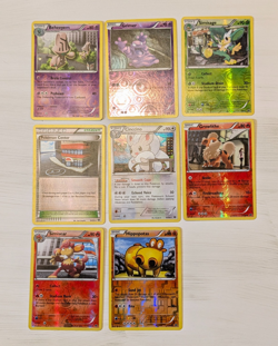 Pokemon Next Destinies 8 Card Lot Reverse Holo Pokemon Center Growlithe Rare - Image 1