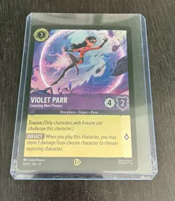 Violet Parr - Learning New Powers 55 Disney Lorcana Promo Cards Cold Foil - Image 1